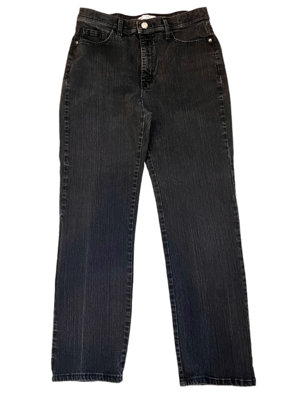 Lee’s Classic Fit Straight Leg Black Denim Jeans, Size 12 Short